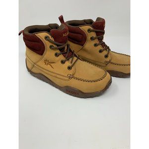 Kuru Quest Chukka Wheat Maroon Leather Suede Boot Women's US Sz 9